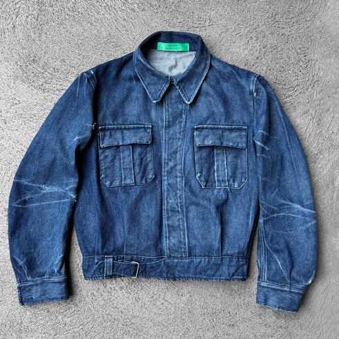 Artisanal Vintage Treatment Denim Jacket